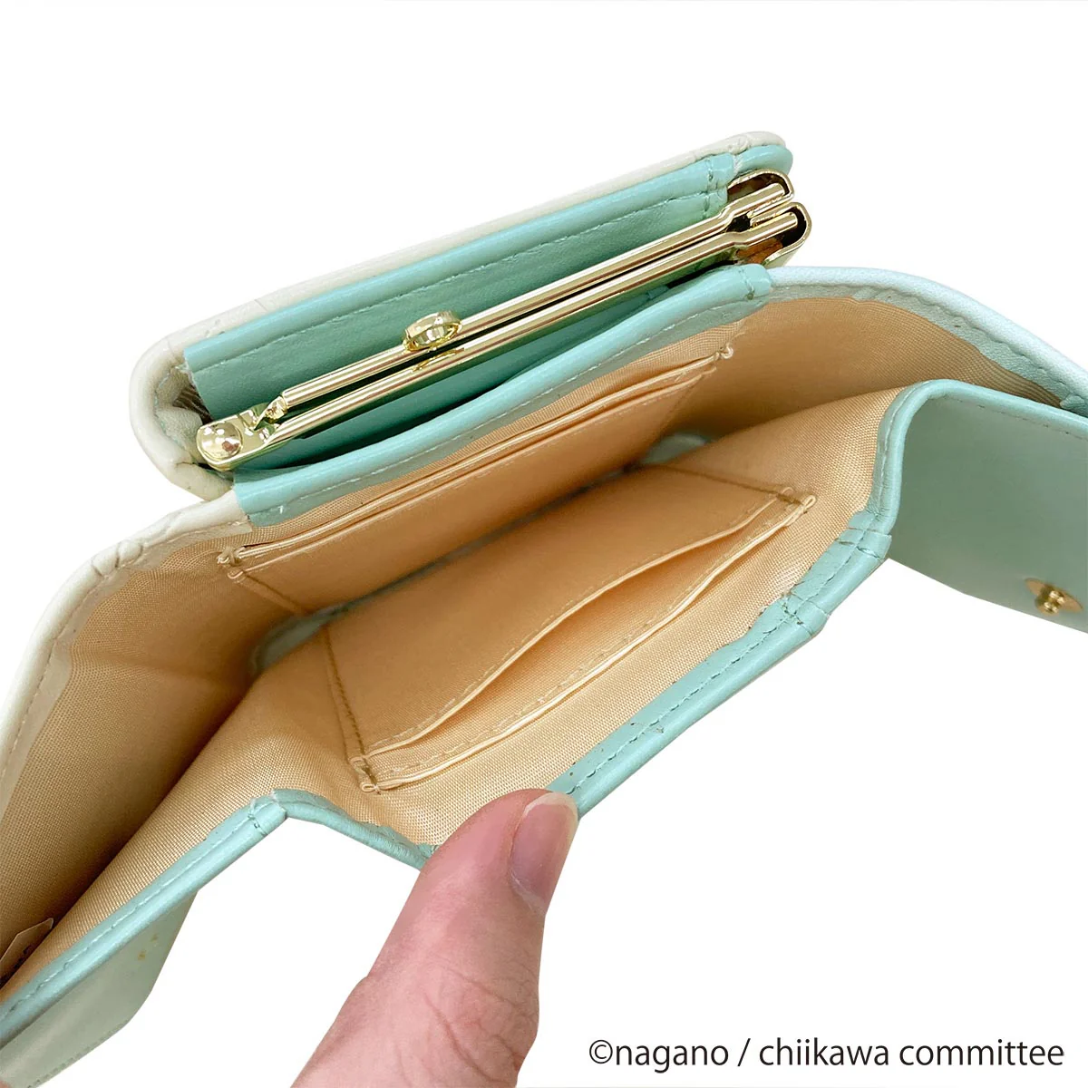 ちいかわ プリント口金財布(ミント) - Image 5