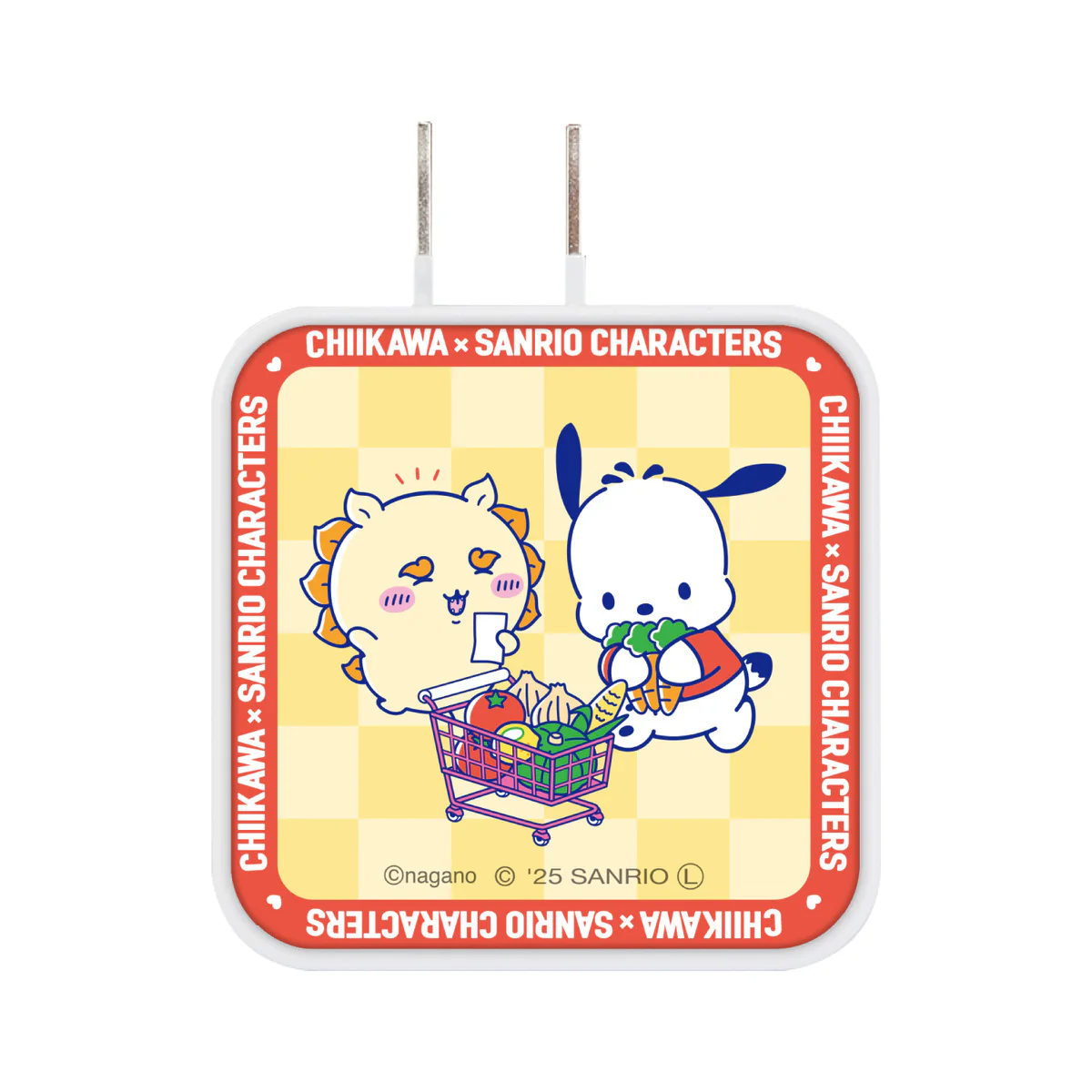 ちいかわ×サンリオキャラクターズ スーパーマーケットなUSB/USB Type-C ACアダプタ(シーサー&ポチャッコ)