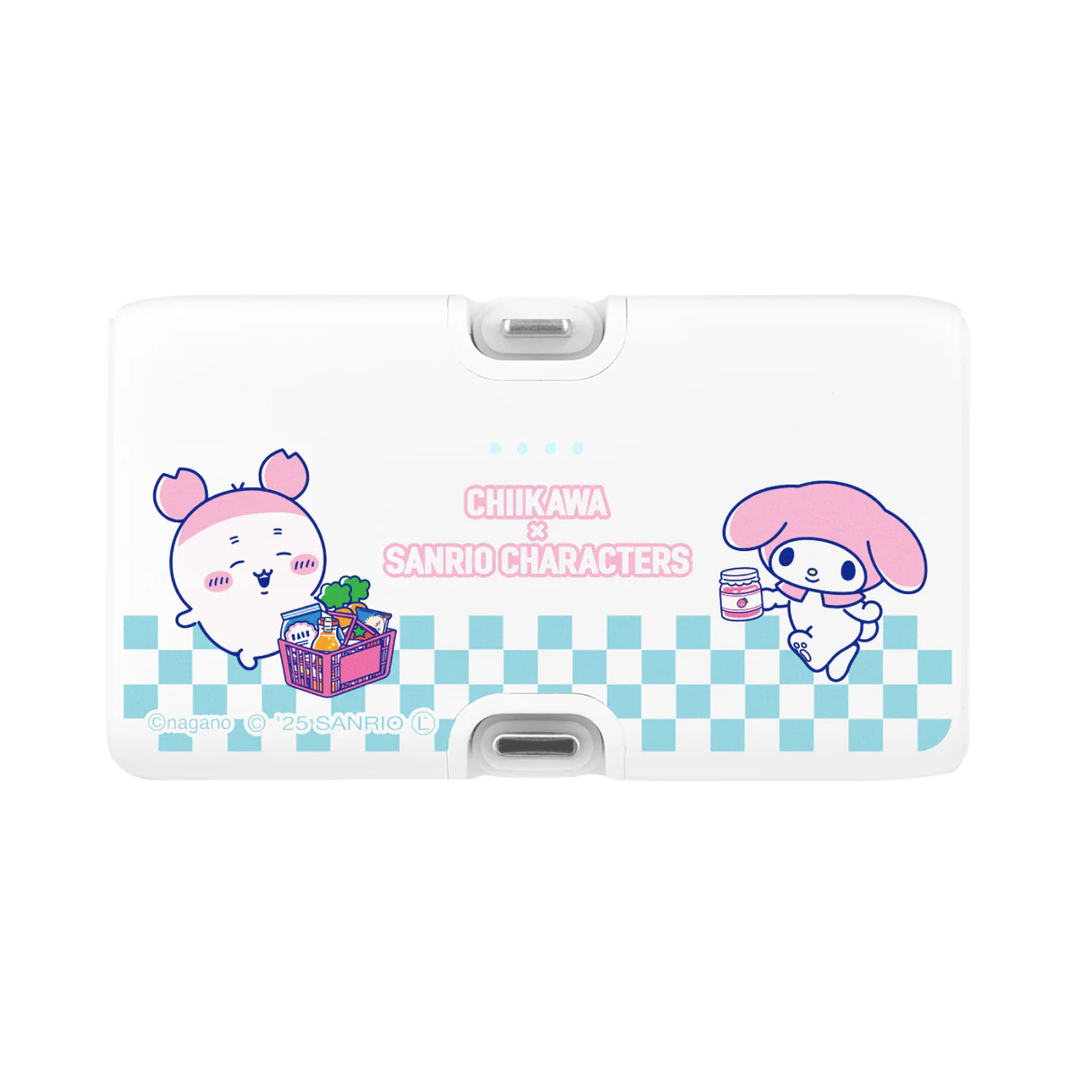 ちいかわ×サンリオキャラクターズ スーパーマーケットなLightning／Type-Cコネクタ付き リチウムイオン充電器 4000mAh（古本屋＆マイメロディ） - Image 4
