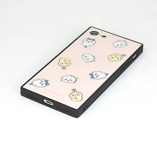 ちいかわ スクエアガラスケース（総柄） iPhone SE（第3世代/第2世代）/8/7対応 - Image 2