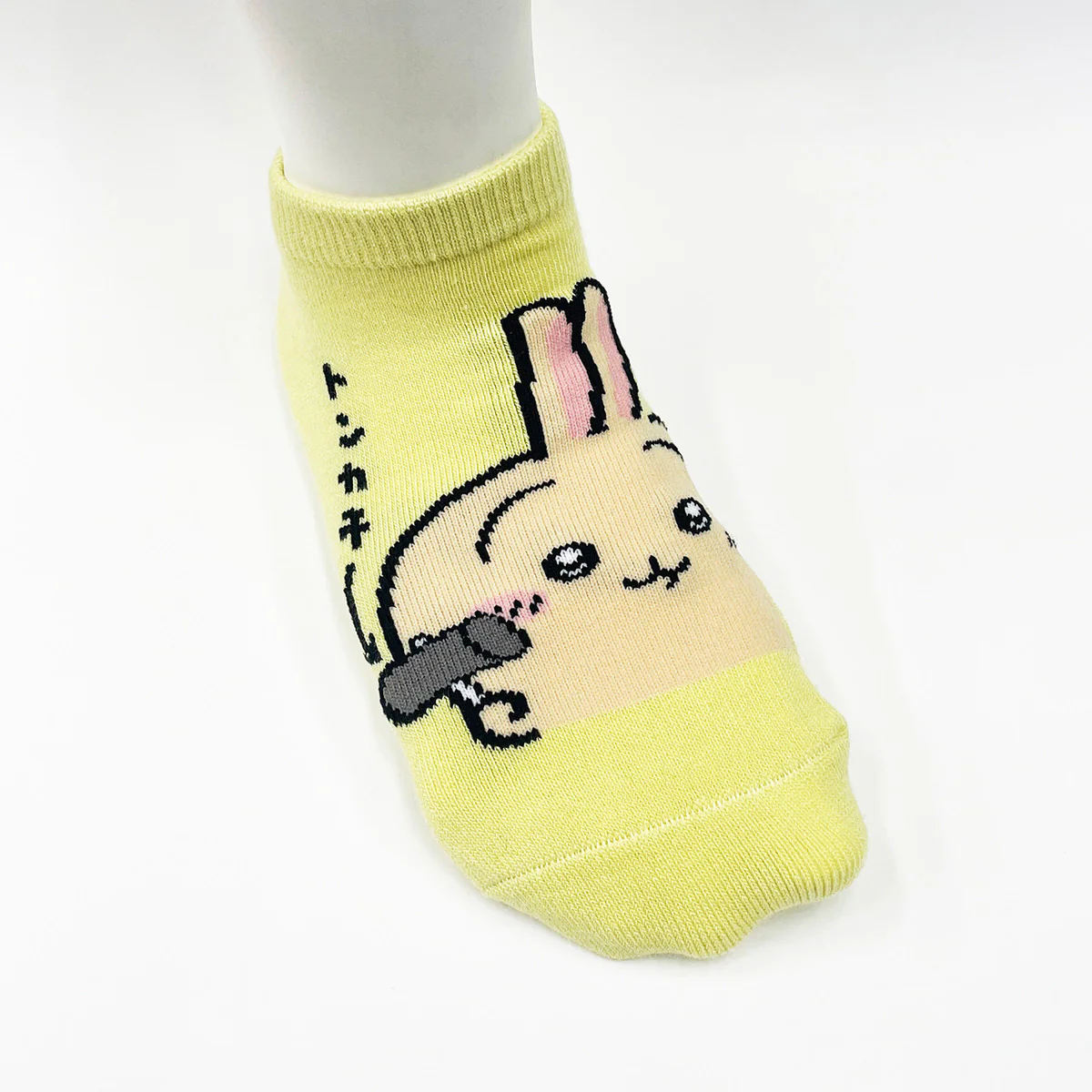ちいかわ スニーカー丈ソックス(うさぎループ) キッズ用 - Image 4