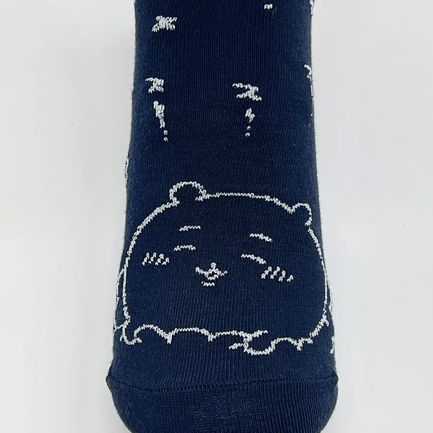 ちいかわ ラメクルーソックス(ちいかわ ネイビー) レディース用 - Image 4