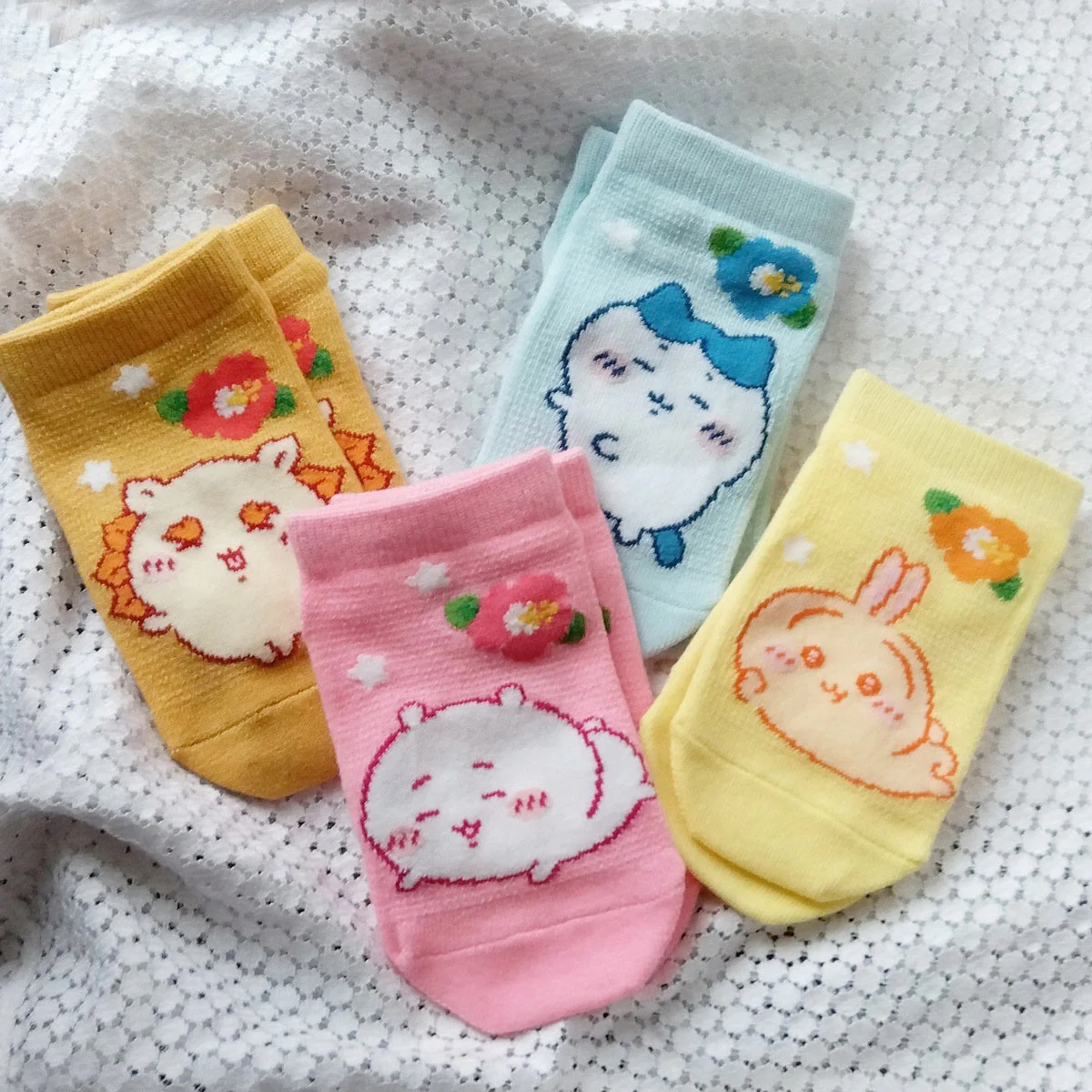 ちいかわ メッシュスニーカー丈ソックス（ちいかわ・アロハ） - Image 3
