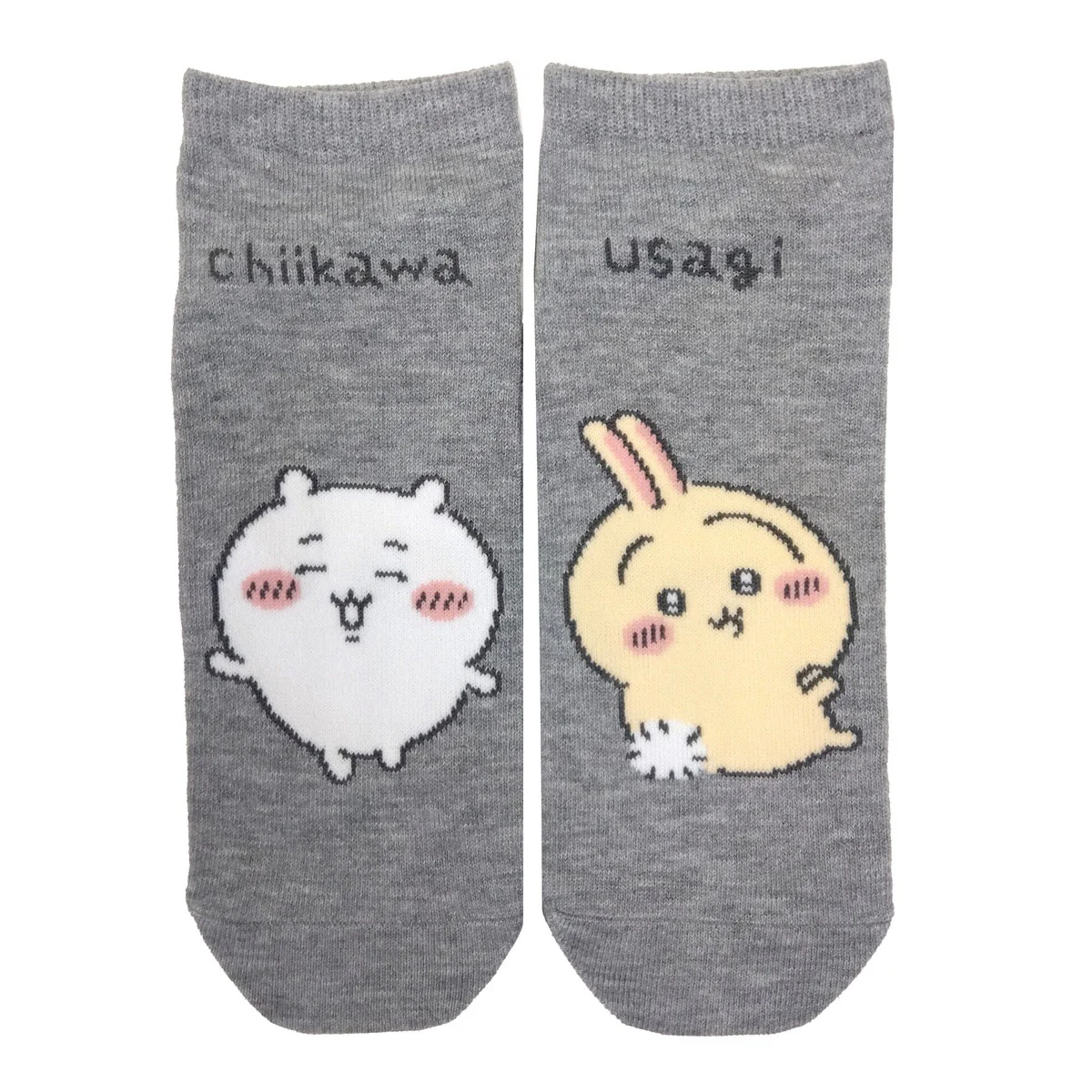 ちいかわ スニーカー丈ソックス(ちいかわうさぎ左右)メンズ用 - Image 3