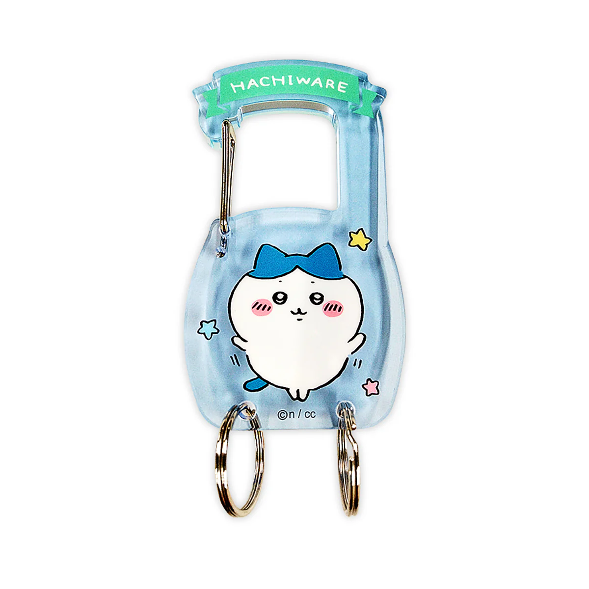 ちいかわ カラビナキーホルダー（ハチワレ） - Image 3