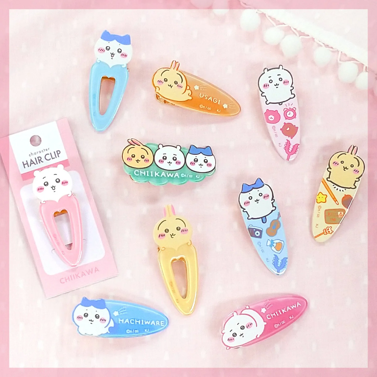 ちいかわ ヘアクリップ(ちいかわ・ハート) - Image 2