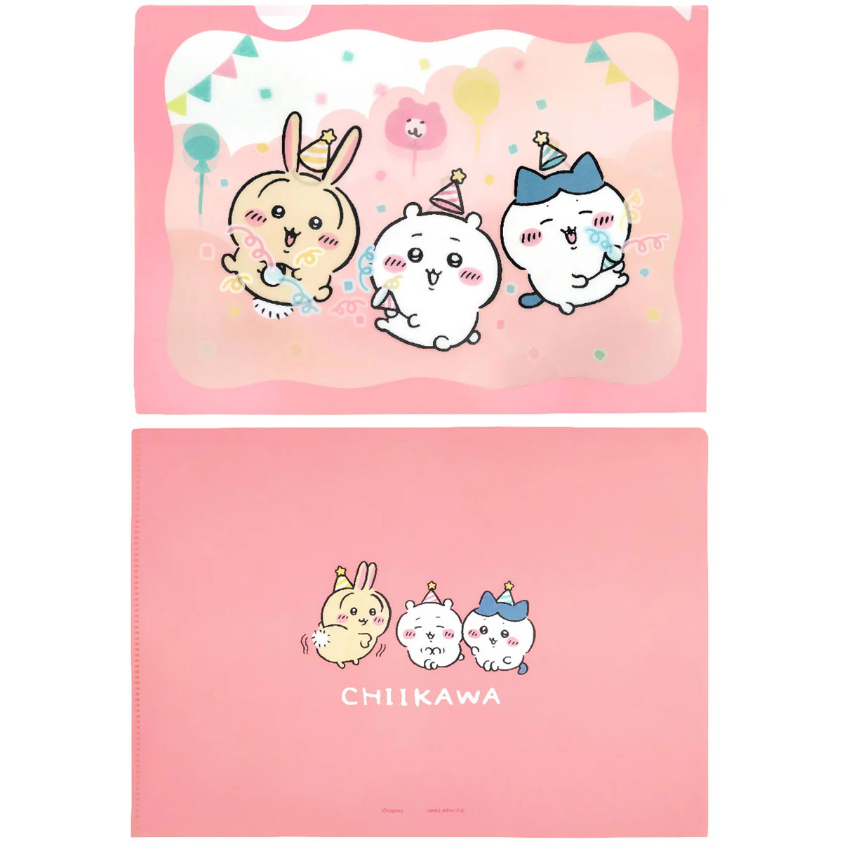 ちいかわ レンチキュラーシングルクリアファイル(おめでとう) - Image 3