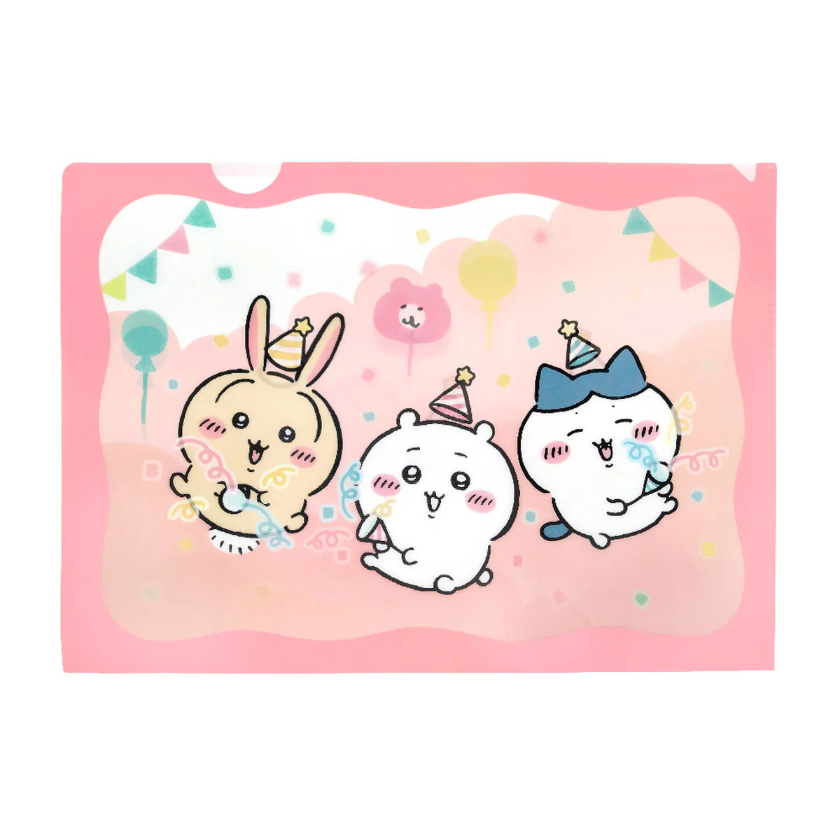 ちいかわ レンチキュラーシングルクリアファイル(おめでとう) - Image 4