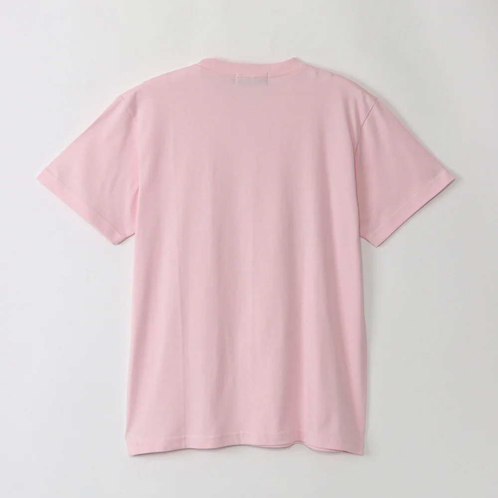 ちいかわ お出かけ楽しみ!な Tシャツ ちいかわと傘 ライトピンク - Image 5