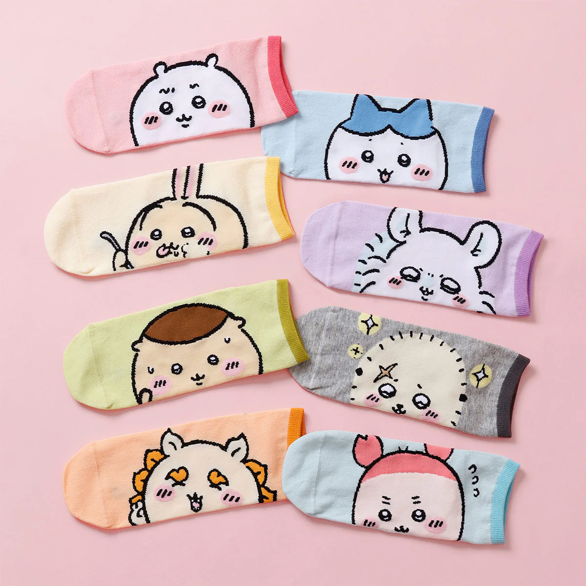 ちいかわ クルーソックス 古本屋アップ ペールサックス - Image 2