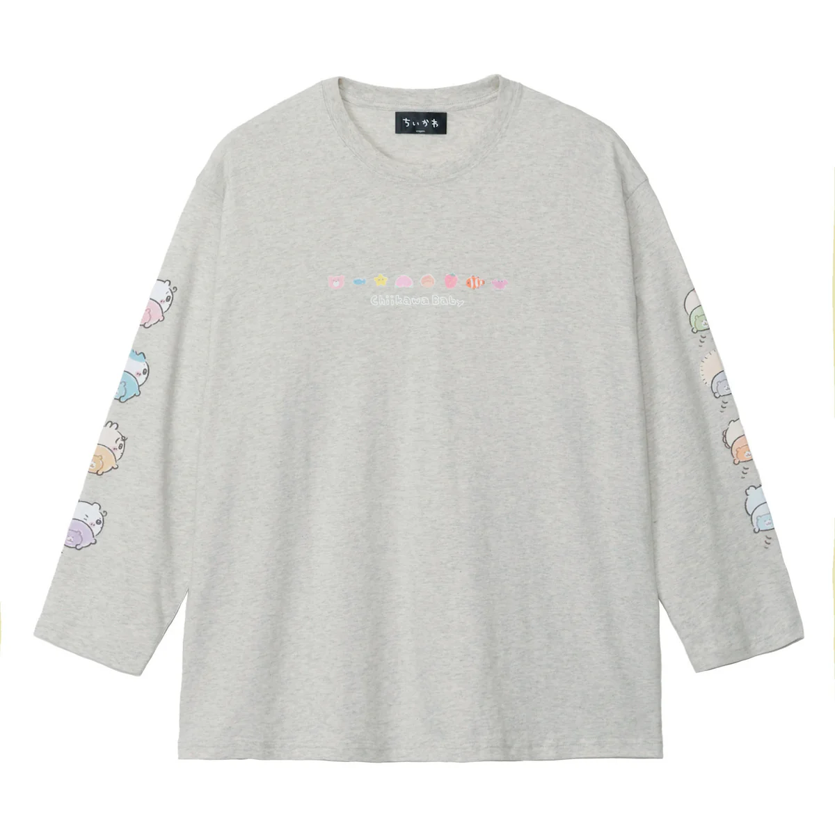 ちいかわ Chiikawa Baby 長袖Ｔシャツ おしり オートミール - Image 3