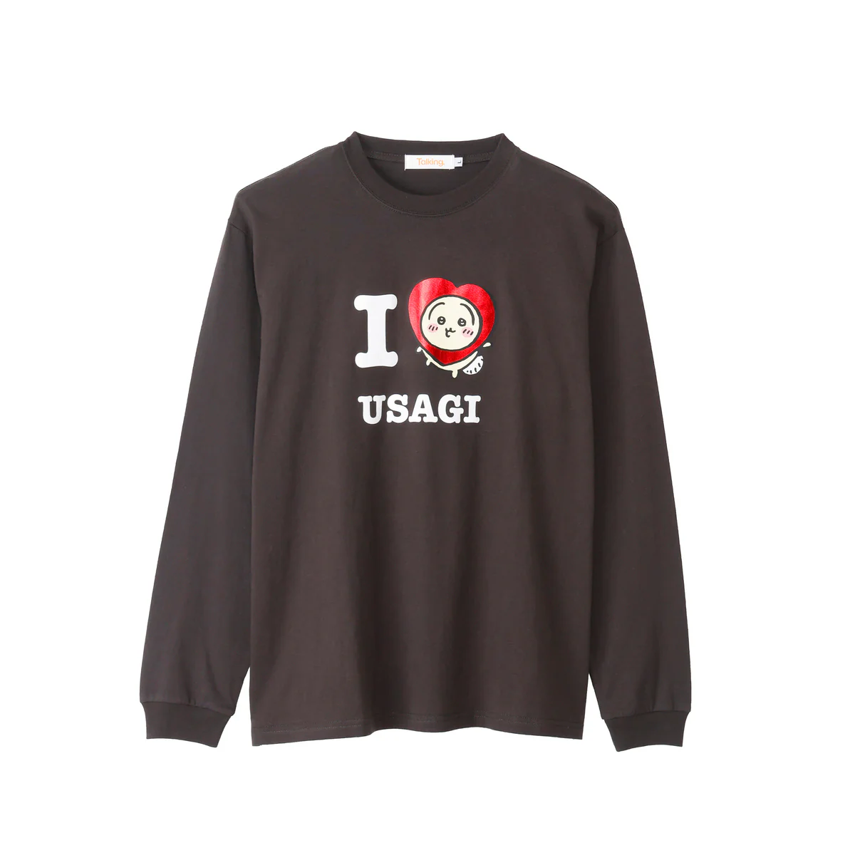 ちいかわ 長袖Tシャツ I LOVE USAGI スミ