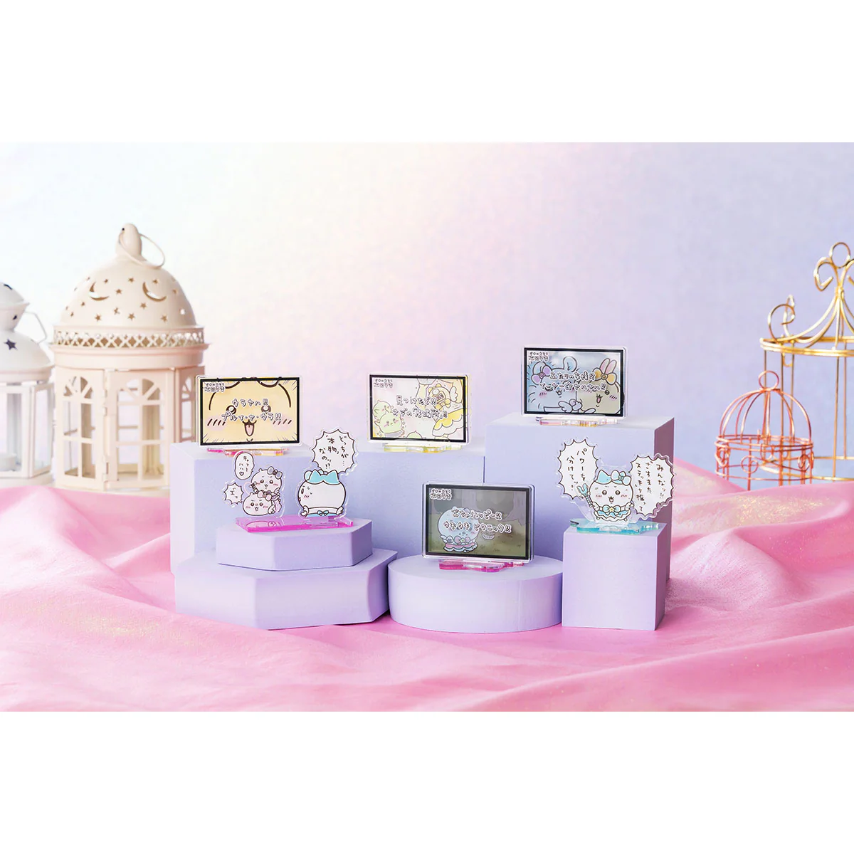 ちいかわ まじかるちいかわ レイヤーアクリルスタンド(パワーを分けてッ!!) - Image 2