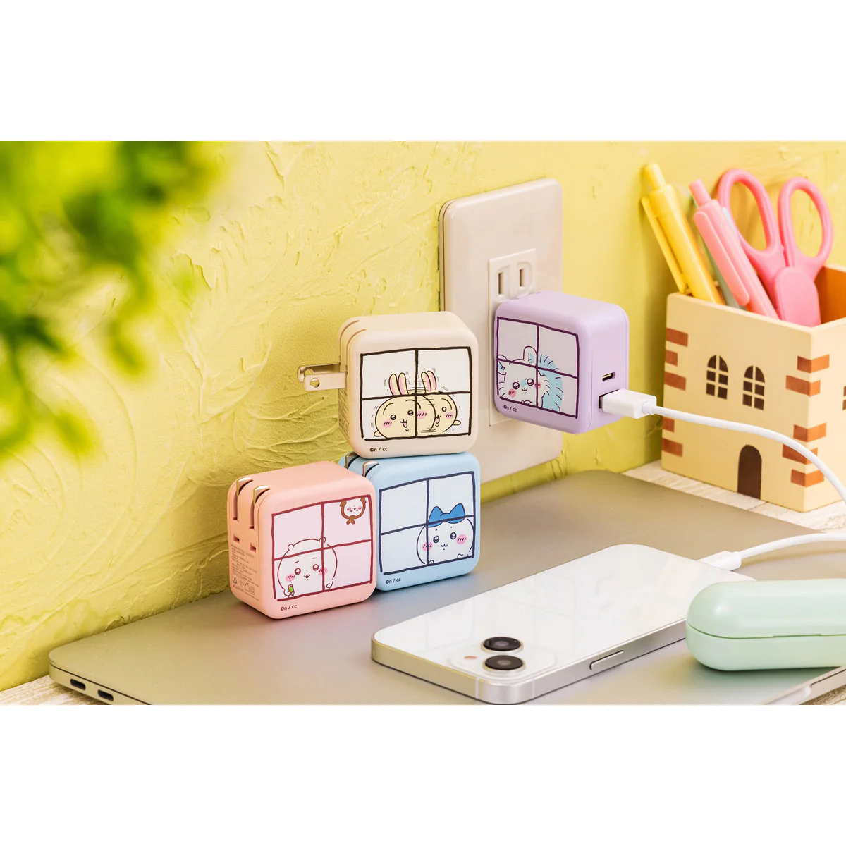 ちいかわ 2台同時充電/32W ACアダプタ（うさぎ） - Image 4