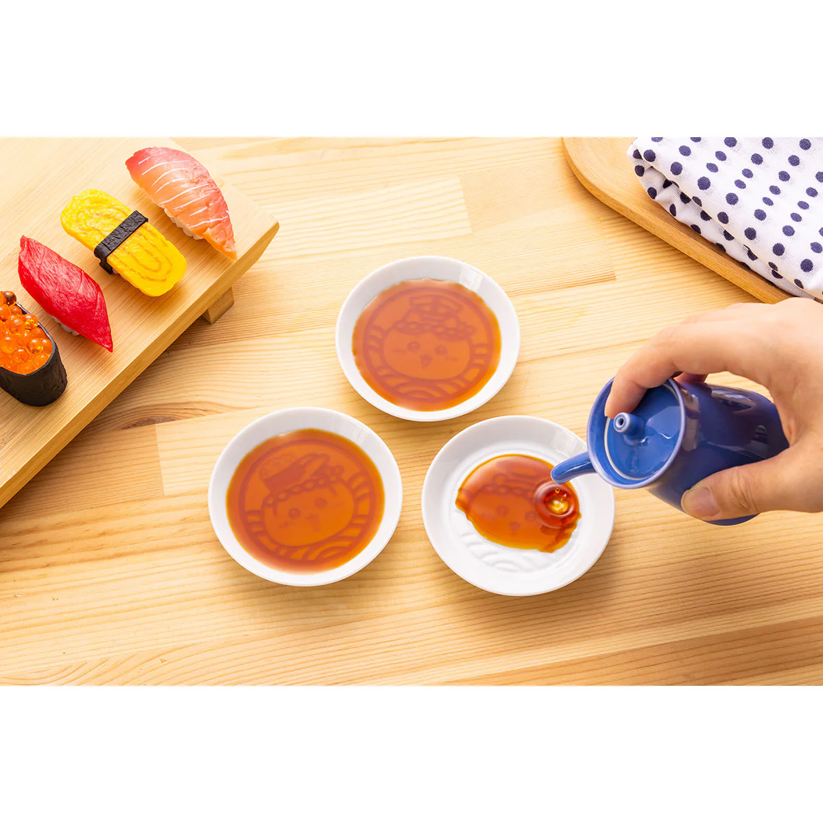 ちいかわ ちいかわ寿司 醤油皿（ハチワレ） - Image 2