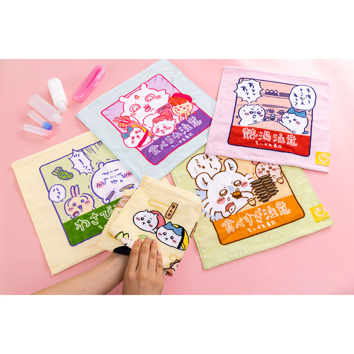 ちいかわ ちいかわ寿司 ハンドタオル（わさび注意） - Image 2
