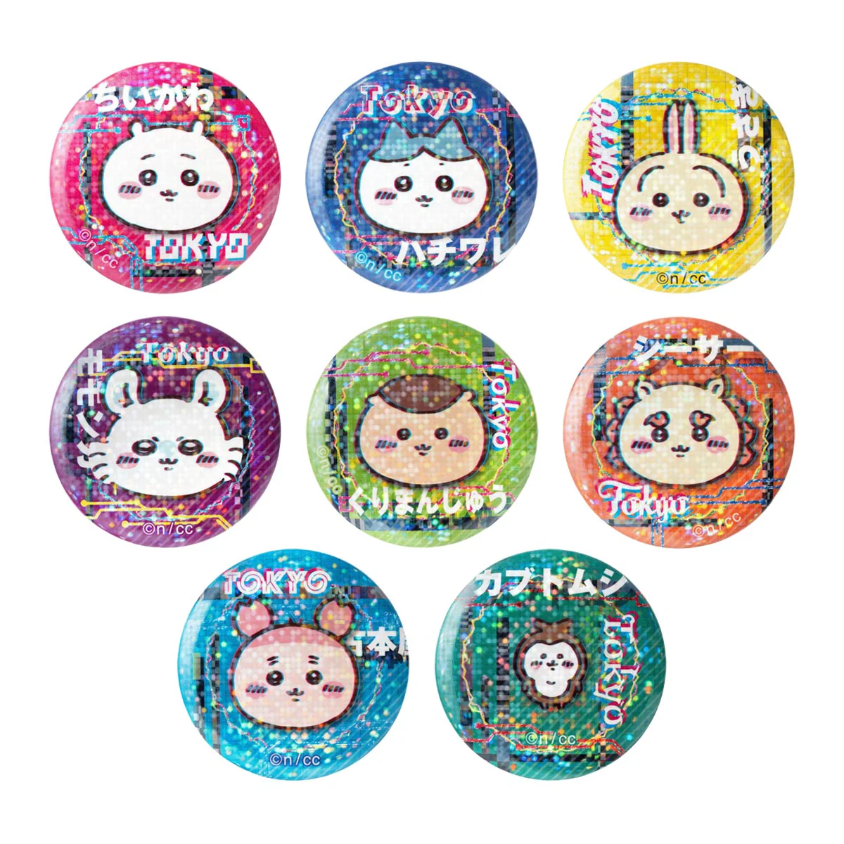 ちいかわ トーキョーちいかわ ホログラム缶バッジコレクション(全8種) - Image 3