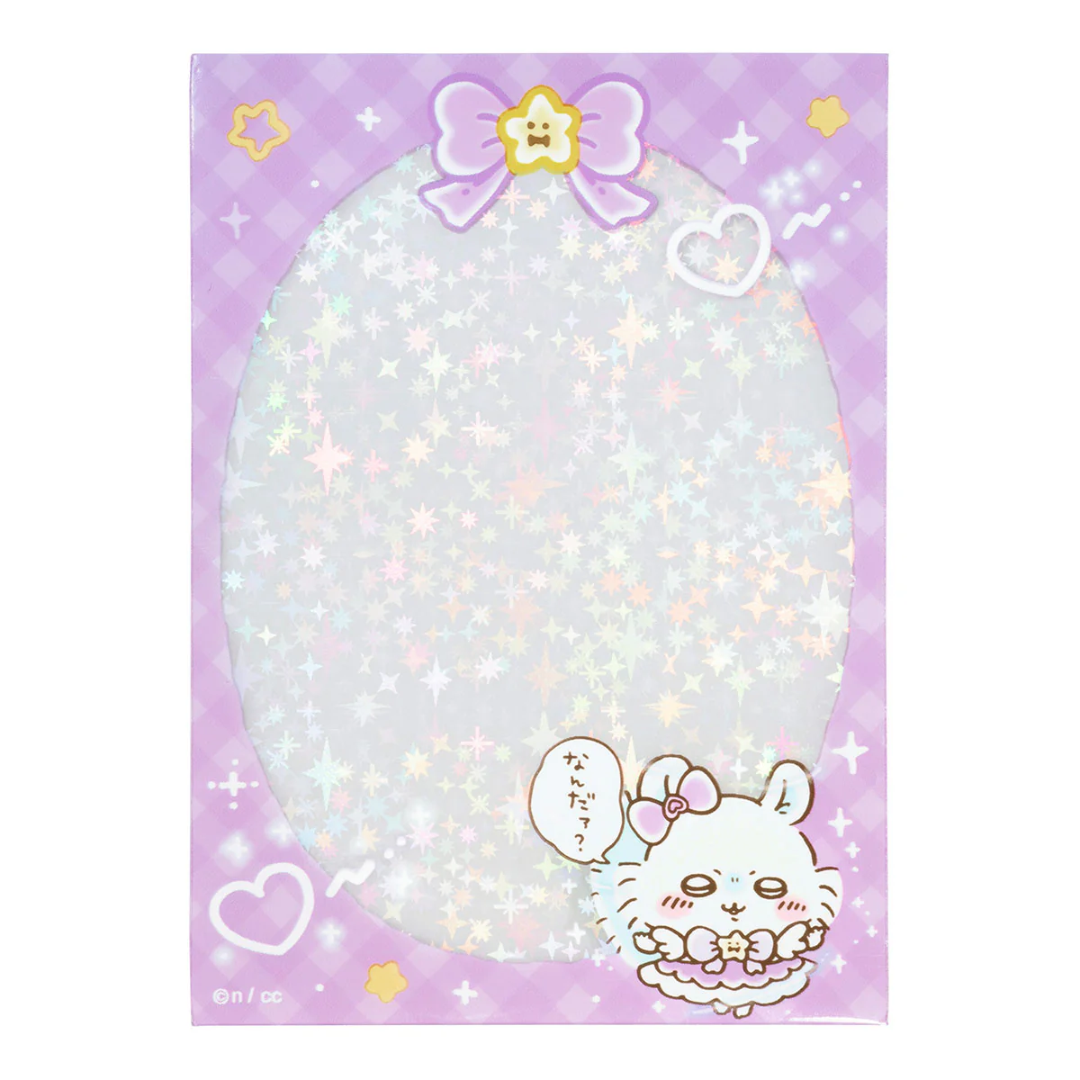 ちいかわ まじかるちいかわ ミニフォトが入るサイズのきらきらクリアスリーブ（亜種なモモンガ）