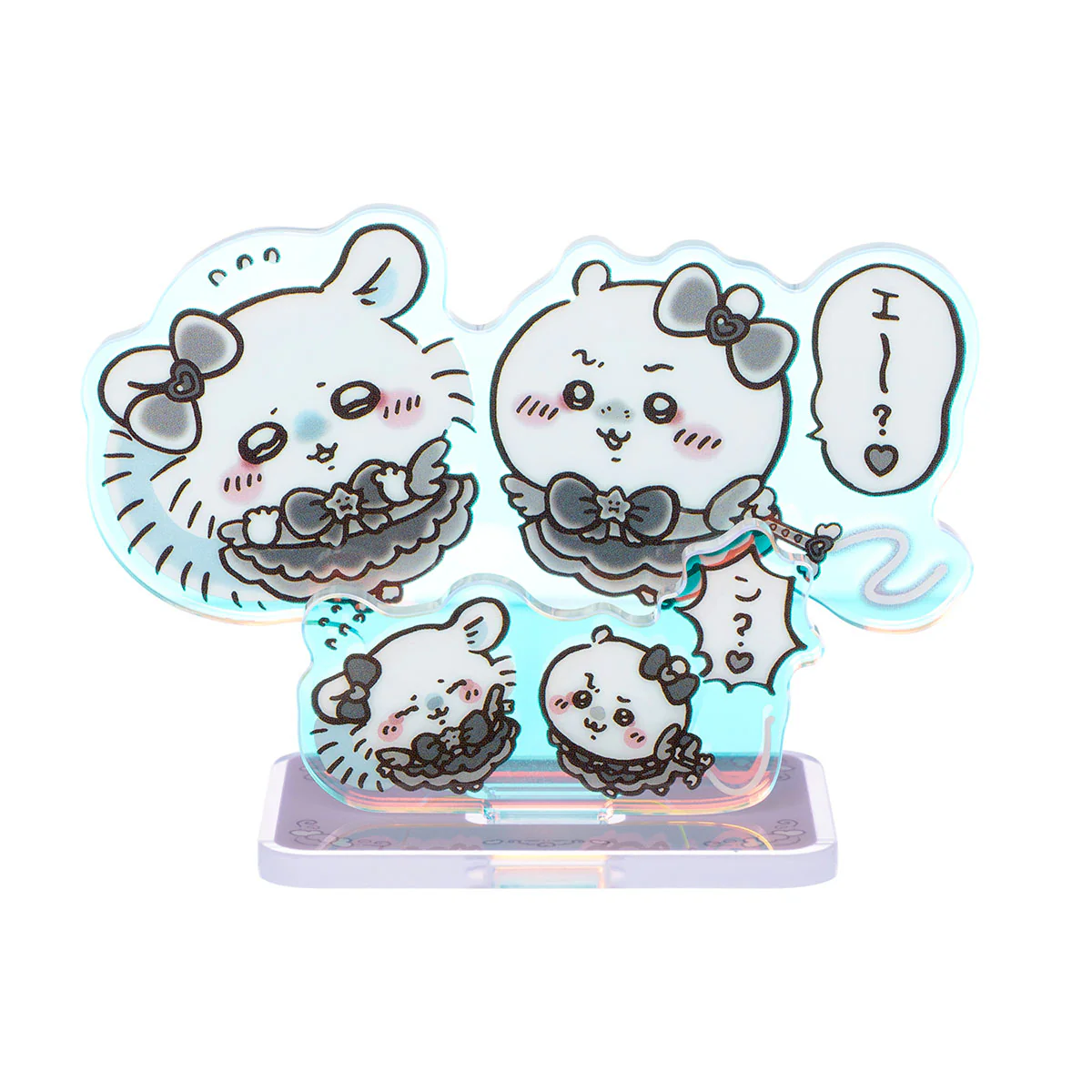 ちいかわ まじかるちいかわ 悪いバージョンなレイヤーアクリルスタンド(ちいかわとモモンガ) - Image 3
