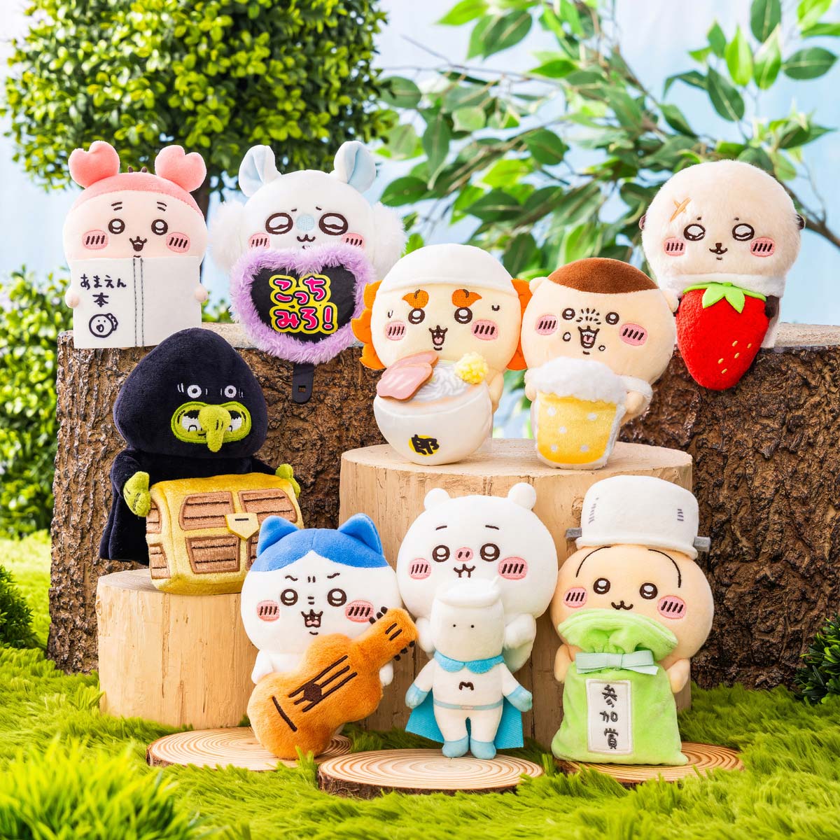 ちいかわ デスクトップから見守るひっかけぬいぐるみ(むちゃうマンとちいかわ) - Image 5