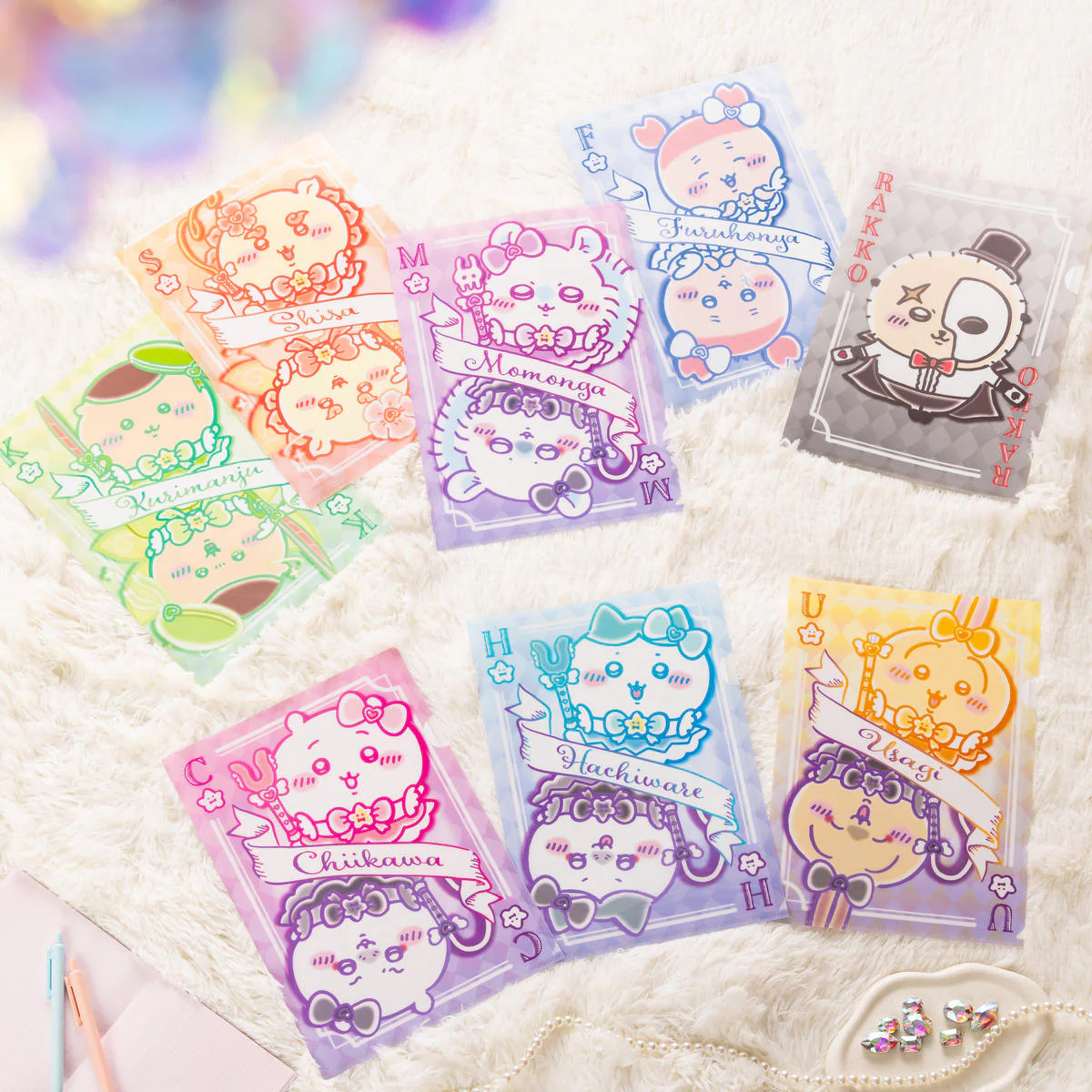 ちいかわ まじかるちいかわ トランプなクリアファイル（うさぎ） - Image 2