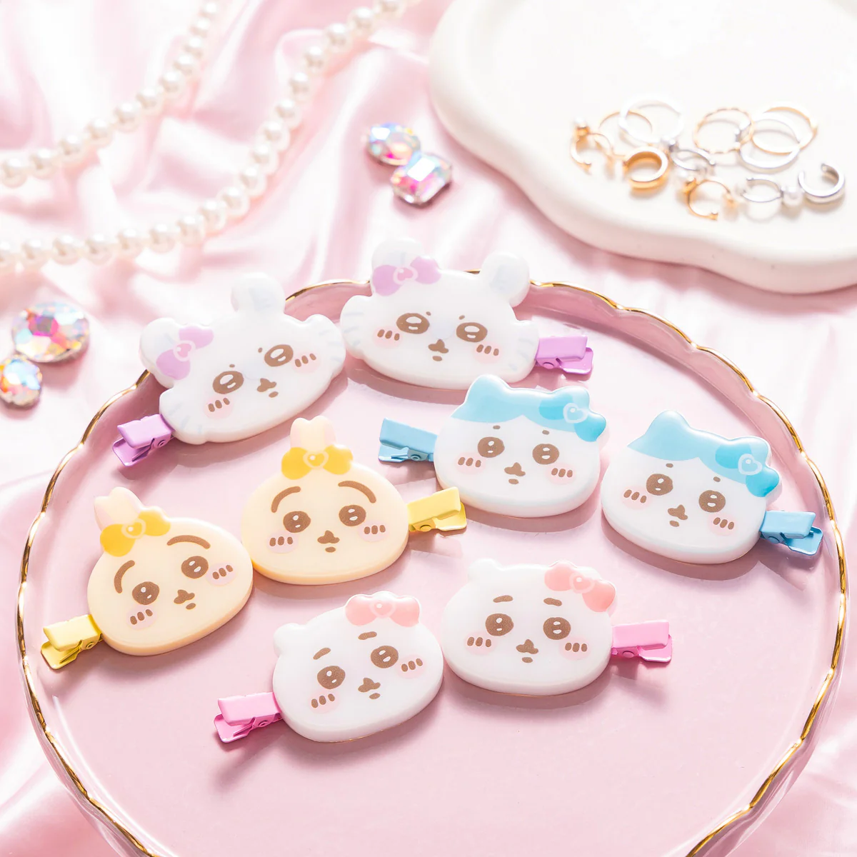 ちいかわ まじかるちいかわ 前髪クリップ（ハチワレ） - Image 3