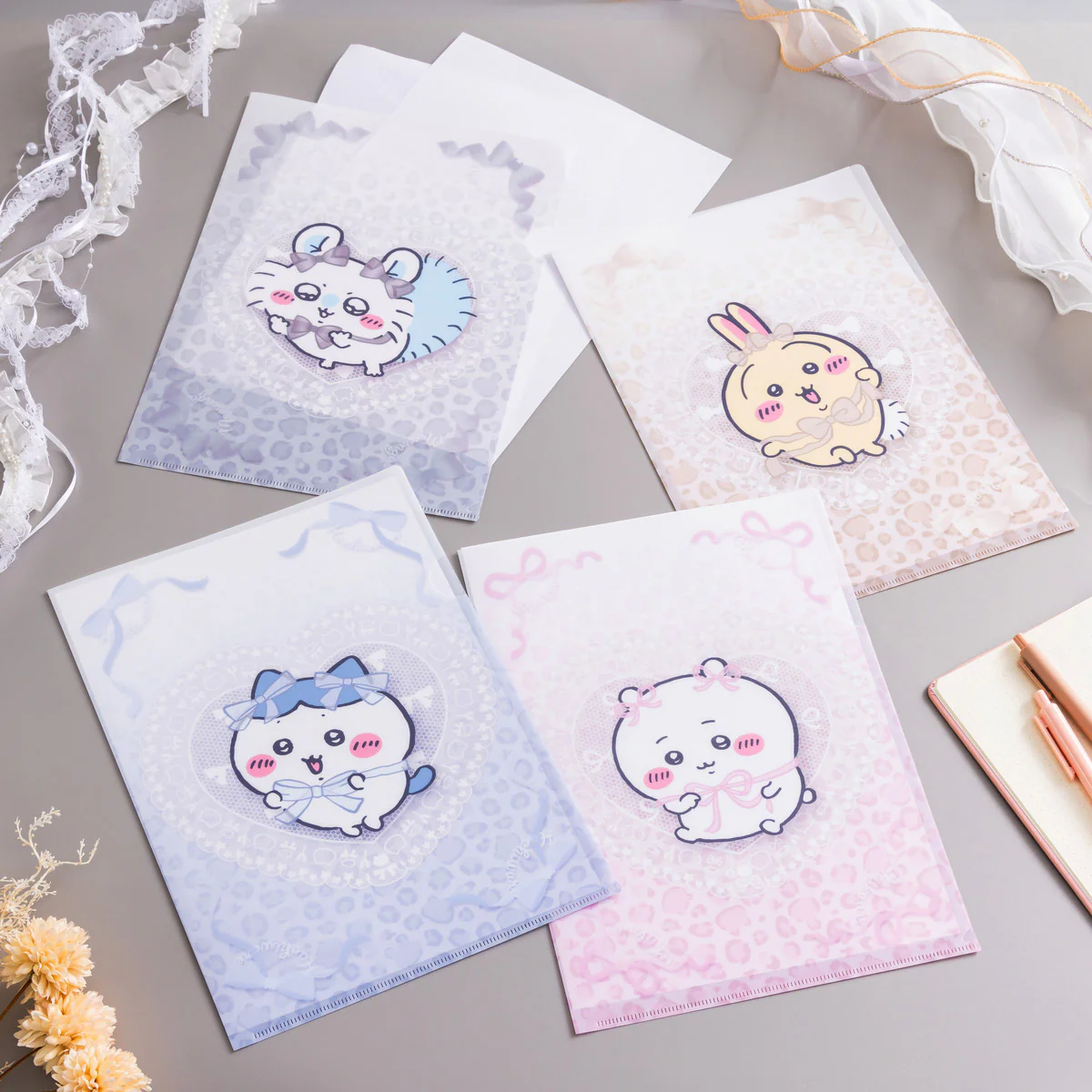 ちいかわ Go!HARAJUKU クリアファイル（リボン ちいかわ） - Image 2