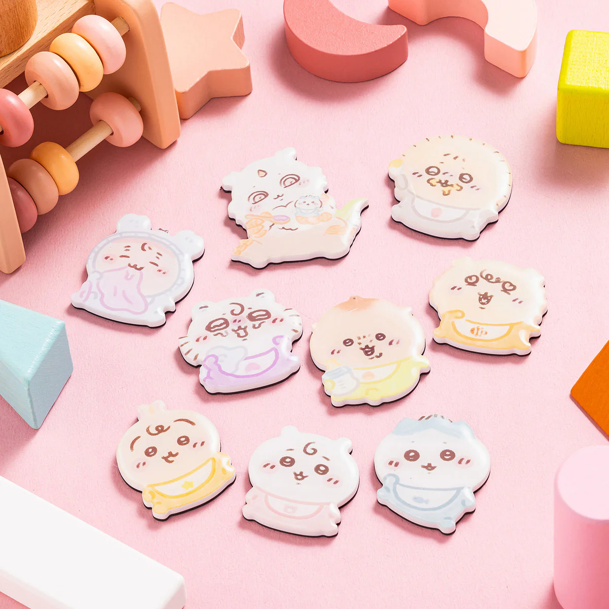 ちいかわ Chiikawa Baby ぷっくりアクリルマグネット（くりまんじゅう） - Image 3