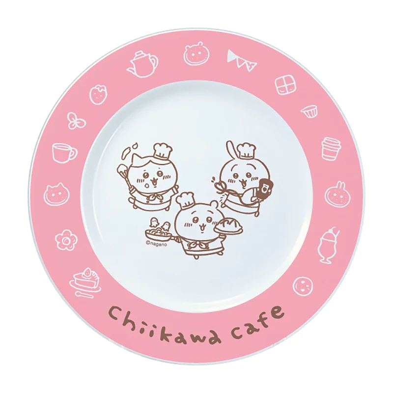 ちいかわカフェ リム付き皿【１会計 ２個まで】 - Image 2