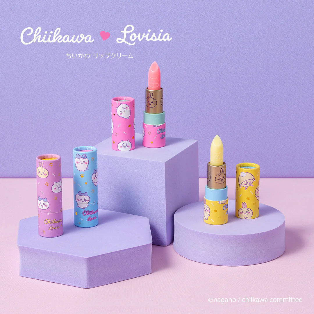 ちいかわ Lovisia リップクリーム（ちいかわ＆ハチワレ＆うさぎ） - Image 2