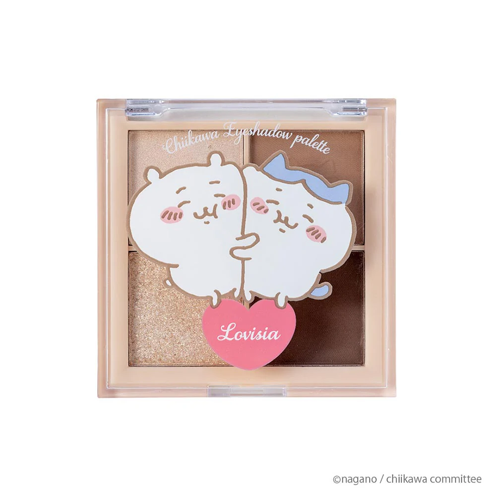 ちいかわ Lovisia アイシャドウパレット（ちいかわ＆ハチワレ）