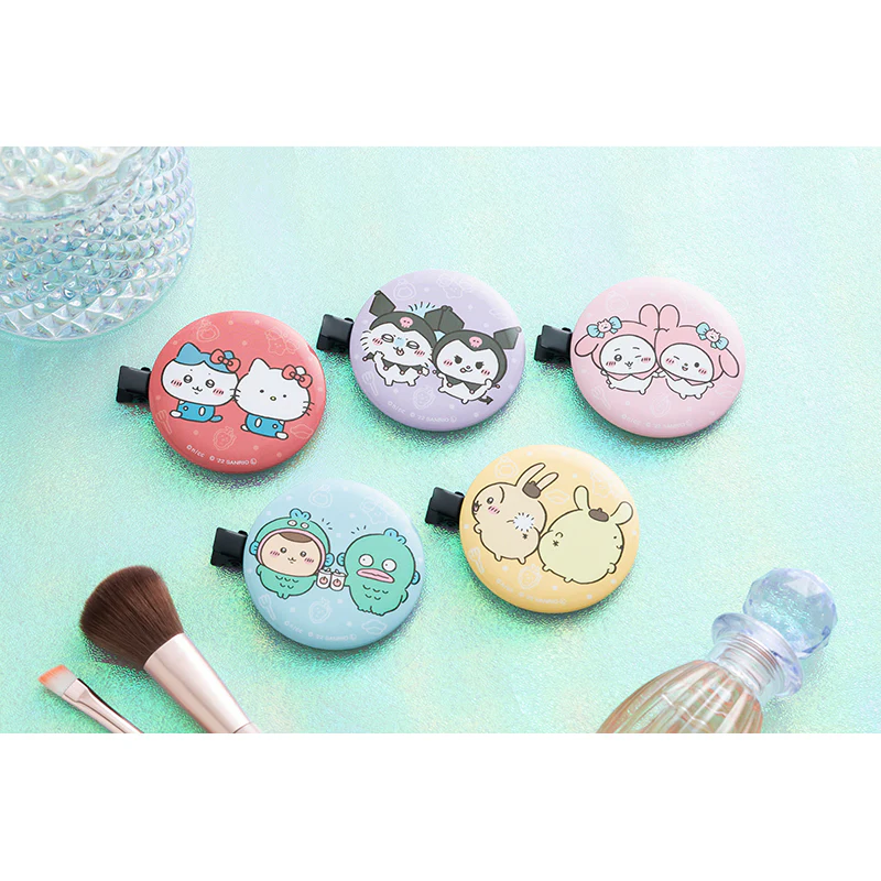 ちいかわ×サンリオキャラクターズ カンカン前髪クリップ(くりまんじゅう・ハンギョドン) - Image 3