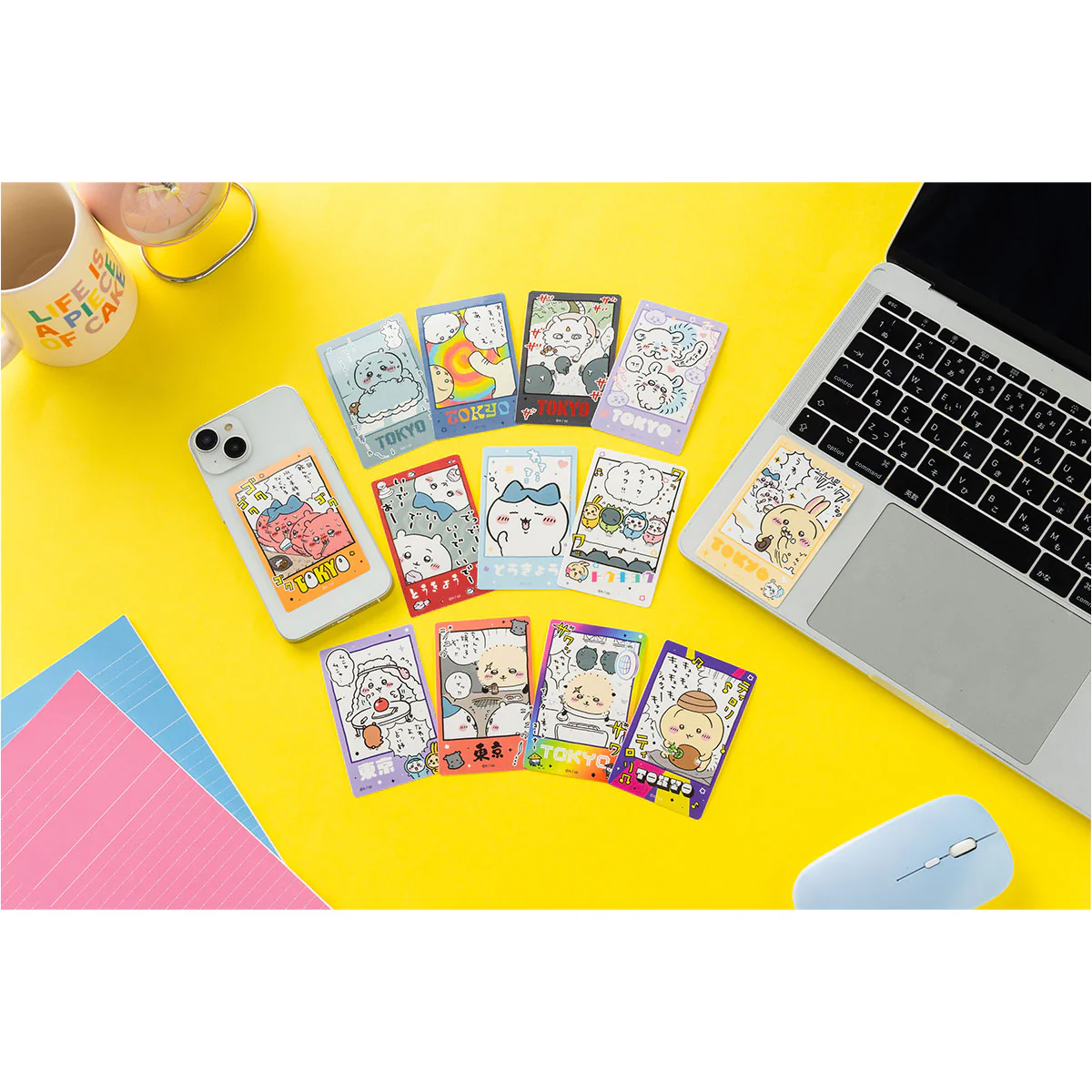 ちいかわ 東京みやげ スマホに貼れるサイズのTOKYOステッカー（あくび） - Image 2