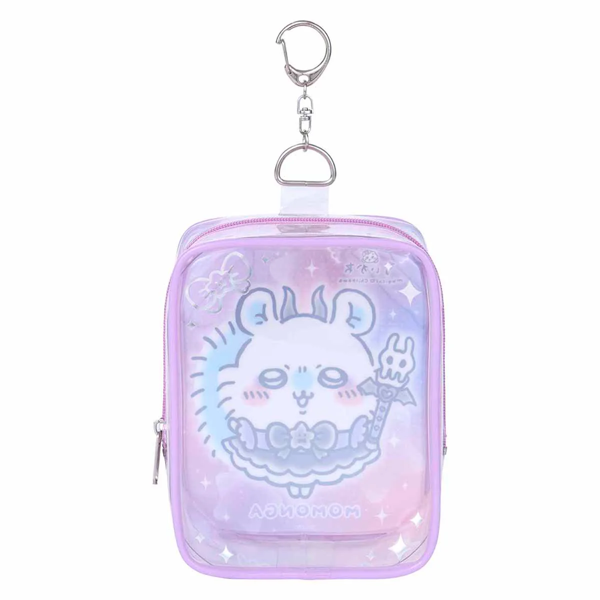 ちいかわ 超まじかるちいかわ マスコットも入る!クリアポーチ(モモンガ) - Image 4