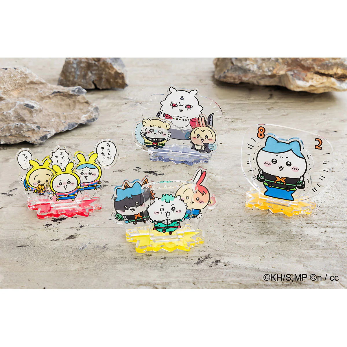 僕のヒーローアカデミア×ちいかわ レイヤーアクリルスタンド（オールマイト） - Image 2