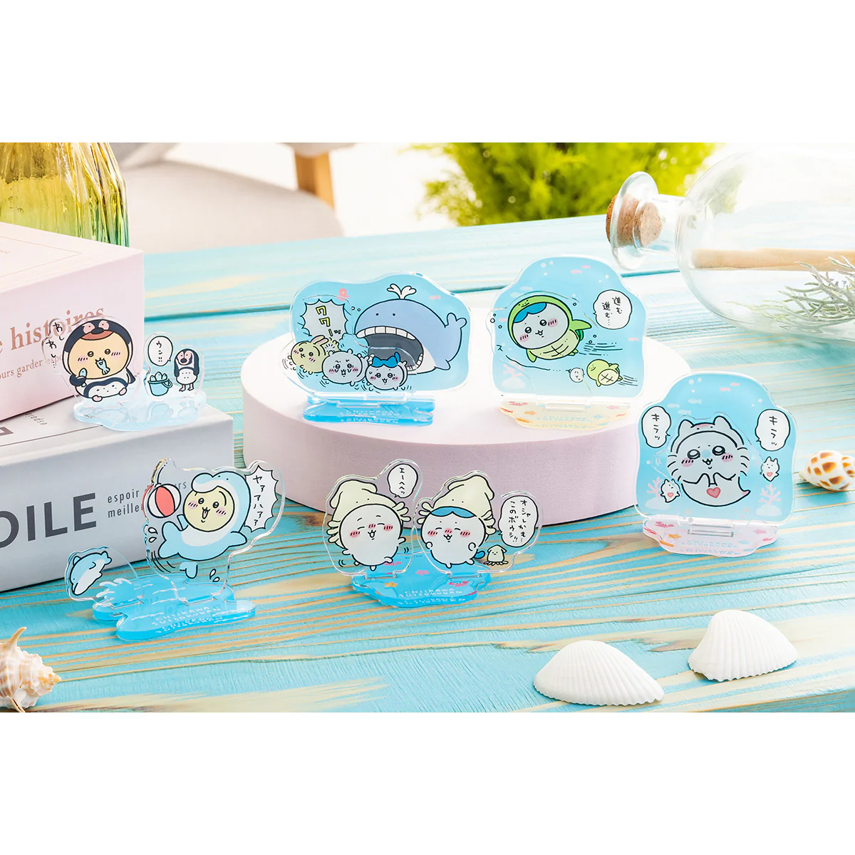 ちいかわ水族館 レイヤーアクリルスタンド（うさぎ×イルカ） - Image 2