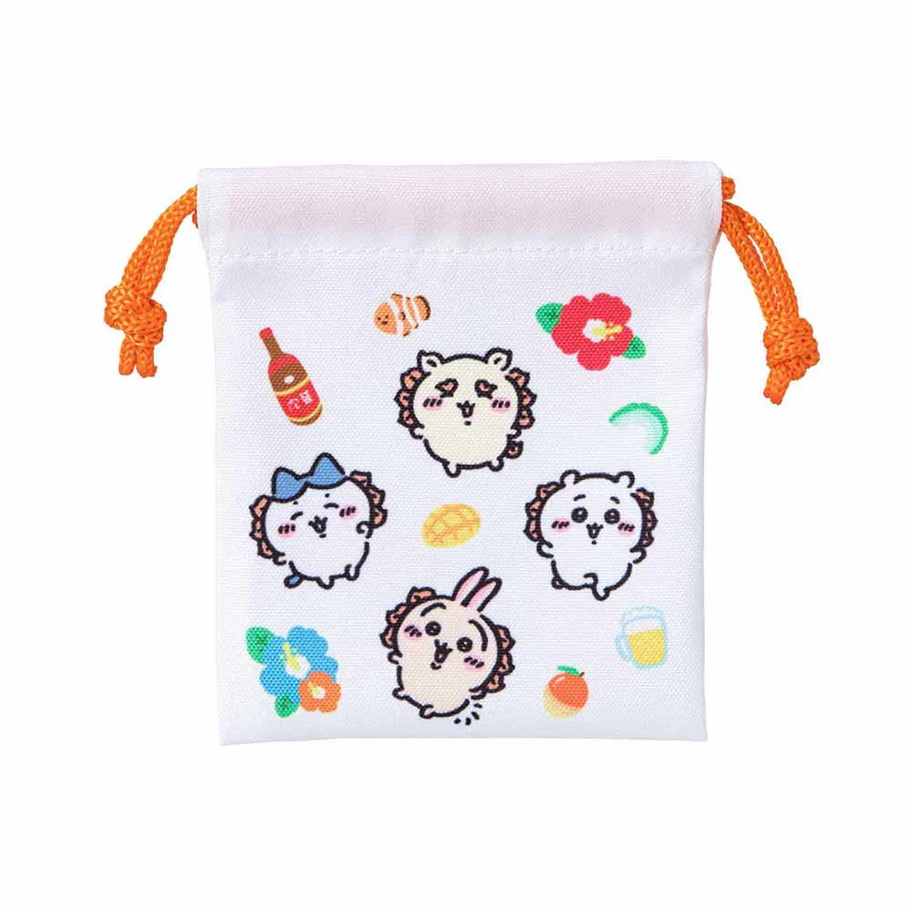 ちいかわ シーサー祭り！！！ 小分けに便利なミニ巾着2個セット - Image 2