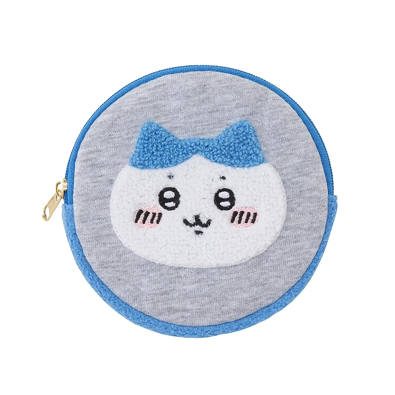 ちいかわ　相良刺繍なまんまるポーチ（ハチワレ） - Image 4