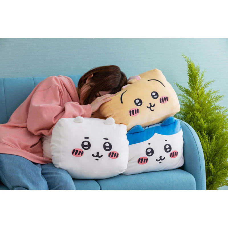 ちいかわ もちもちおひるねハンドマフ（もちっとハチワレ） - Image 4