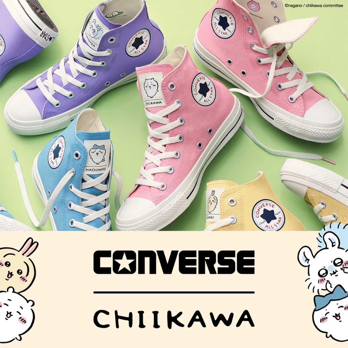 ちいかわ CONVERSE×ちいかわ ALL STAR CM HI / MULTI【他の商品と同時購入不可】 - Image 2