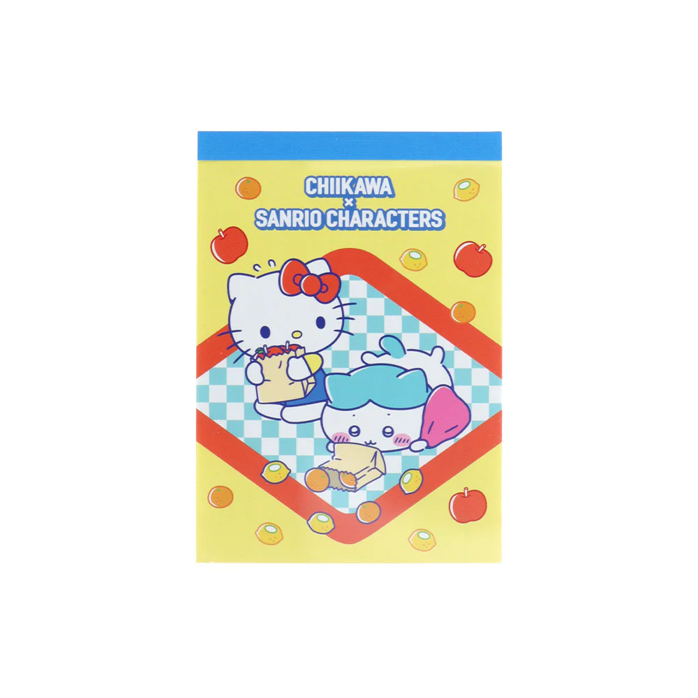 ちいかわ×サンリオキャラクターズ スーパーマーケットなメモミニ（ハチワレ×ハローキティ）