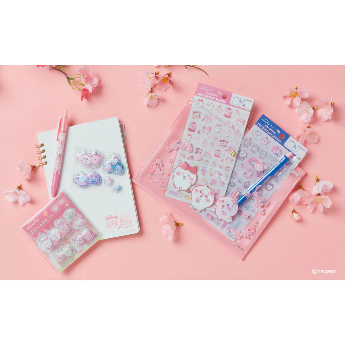 ちいかわ デコレーションシール（Sakura Pink・ヨザクラ）【クレジットカード決済限定商品】 - Image 3
