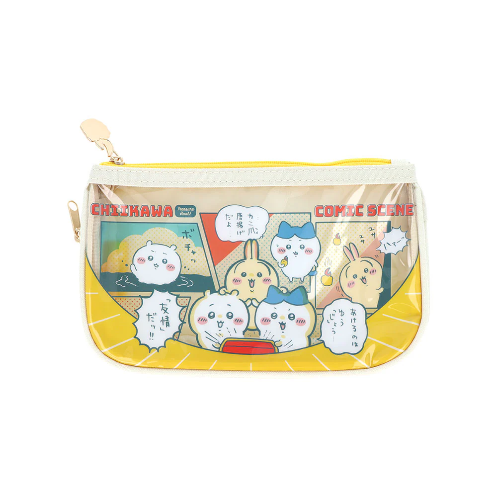 ちいかわ ペンケースクリアフラット（お宝）