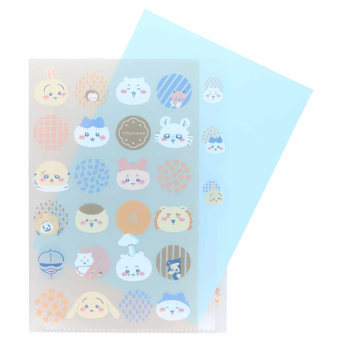 ちいかわ ダイカットクリアファイル5P（おかお） - Image 3