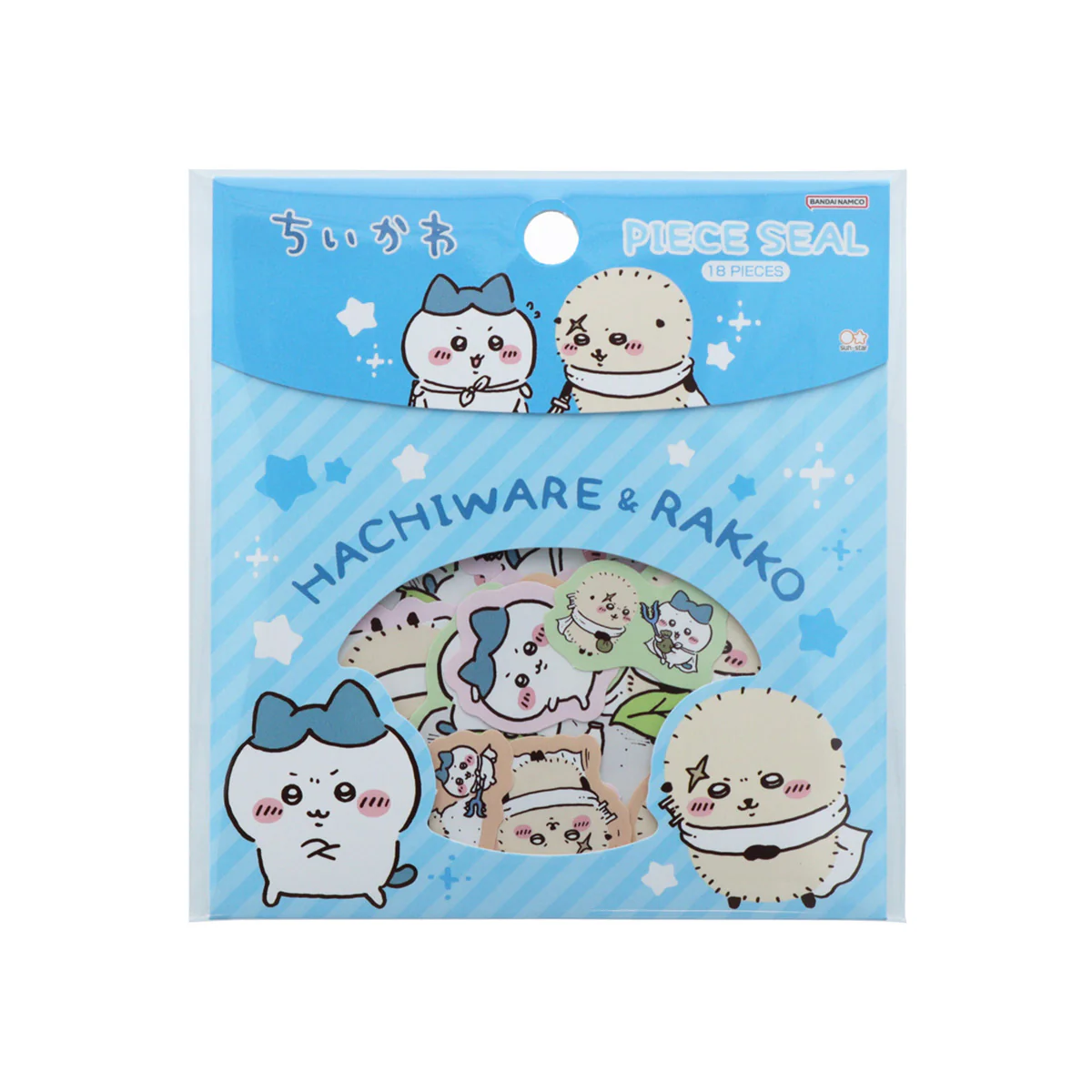 ちいかわ ピースシール(ハチワレ×ラッコ)