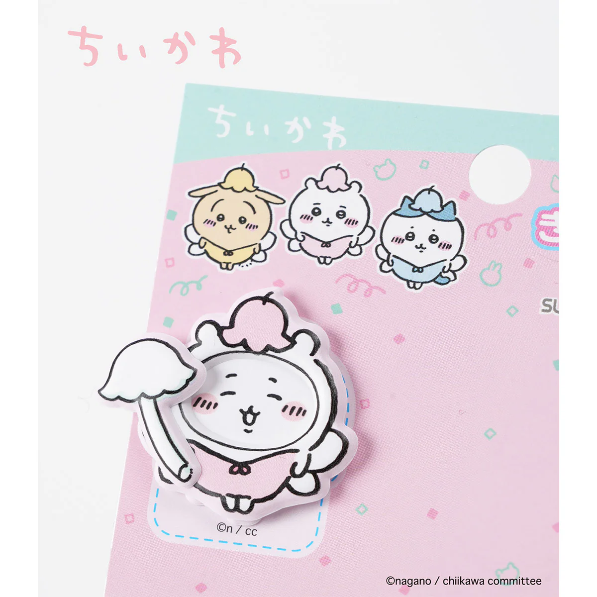ちいかわ 変身きせかえシール(ピンク) - Image 3