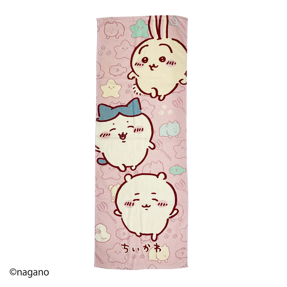 ちいかわ ジュニアバス用バスタオル(るんるんちいかわ)