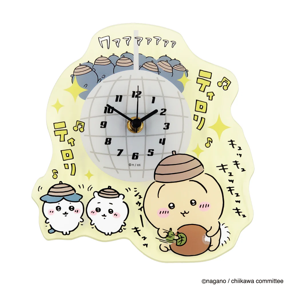 ちいかわ アクリル時計(あったんだ・・・こういう世界・・・)
