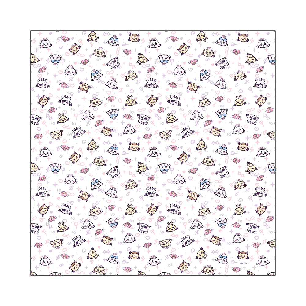 ちいかわ てんし♡あくま シュシュ＆スカーフ WH - Image 3