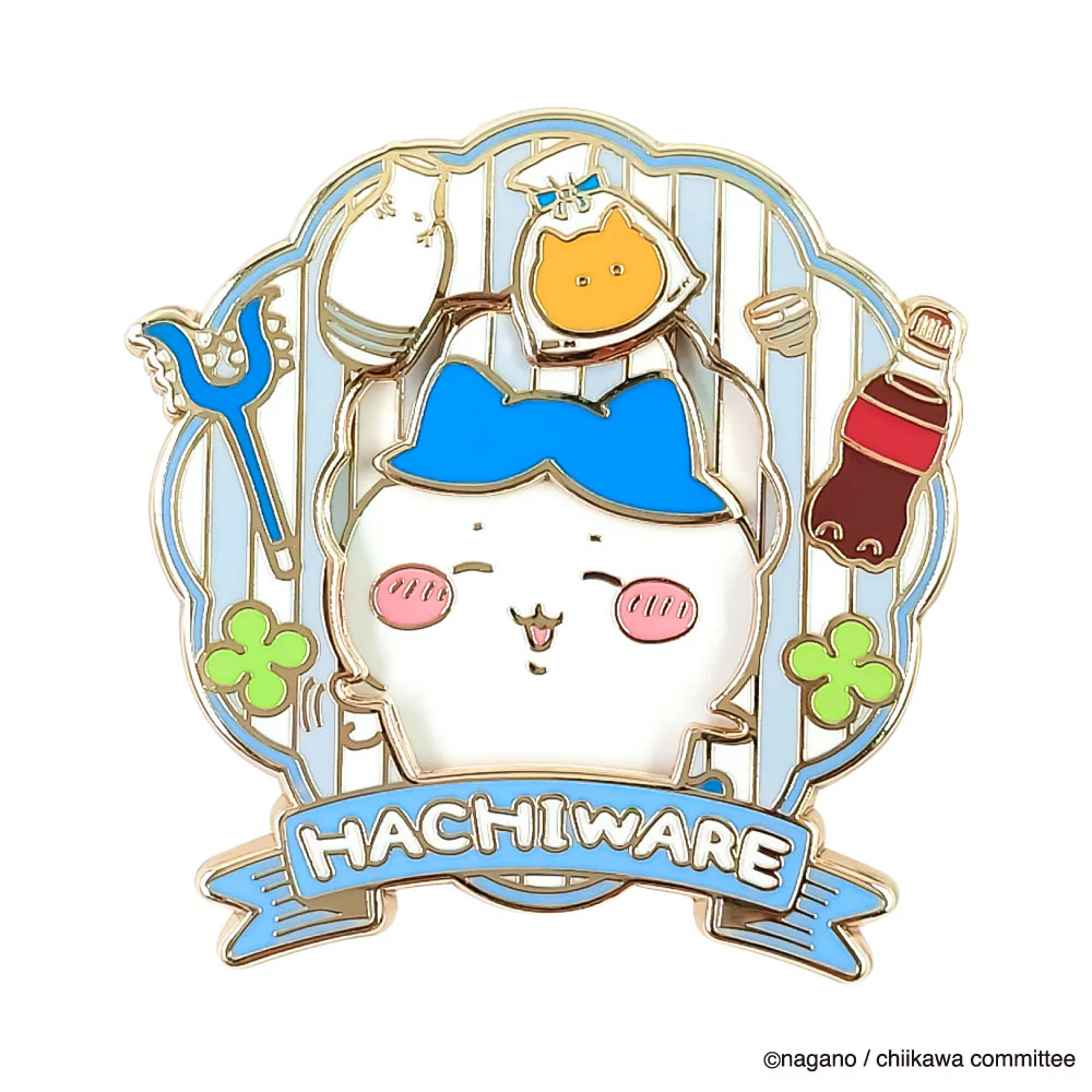 ちいかわ 大きめギミックピンバッジ（ハチワレ） - Image 6